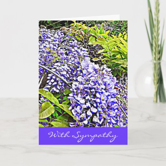 De Kaart van de Sympathie van Wysteria met mooi (Voorkant)