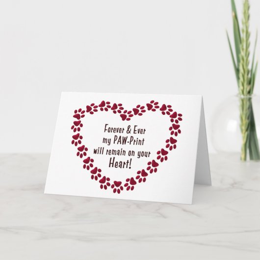 DE KAART VAN DE SYMPATHIE VOOR VERLIES VAN (Voorkant)