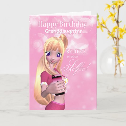 De Kaart van de Telefoon van de Cel van Duckface (Gele Bloem)