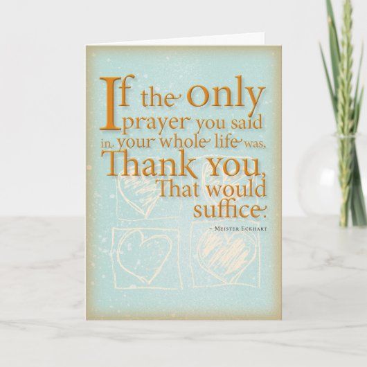 De Kaart van de Thanksgiving (Voorkant)