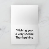 De Kaart van de Thanksgiving van de Bladeren van (Binnen)