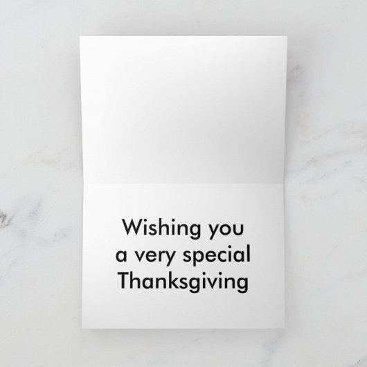 De Kaart van de Thanksgiving van de Bladeren van (Binnen)