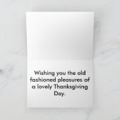 De Kaart van de Thanksgiving van de Pompoenen van (Binnen)