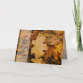 De Kaart van de Thanksgiving van het bladgoud (2) (Voorkant)