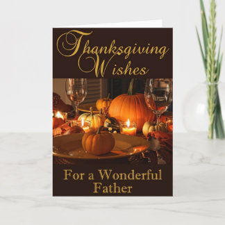 De Kaart van de Thanksgiving voor Vader