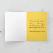 De Kaart van de Thanksgiving voor Vrouw (Binnen)