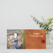 de kaart van de Thanksgivingfoto (Staand voorkant)