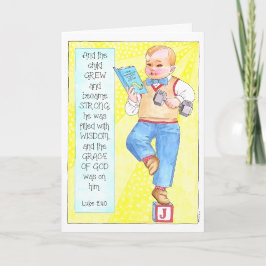 De Kaart van de Toewijding van het Doopsel van het (Voorkant)