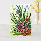 De Kaart van de Tuin van de Bloem van het Glas van (Gele Bloem)