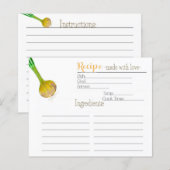 De Kaart van de Tuinman's Onion Recept (Voorkant / Achterkant)