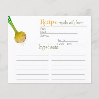 De Kaart van de Tuinman's Onion Recept