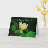 De kaart van de Tulp van de Boom van de populier (Gele Bloem)