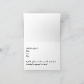 De Kaart van de Uil van het baby shower (Binnen)