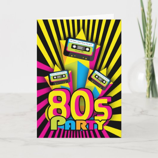 de Kaart van de Uitnodiging van de de jaren (Voorkant)