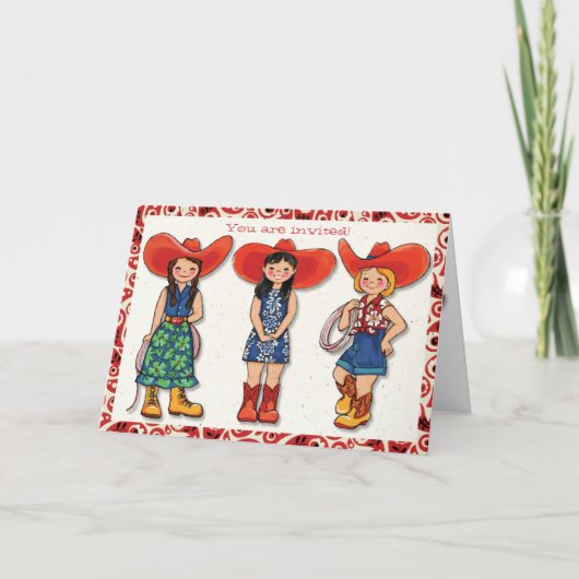 De Kaart van de uitnodiging van de Partij van de (Voorkant)