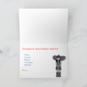 De Kaart van de uitnodiging van de Partij van de (Binnen)