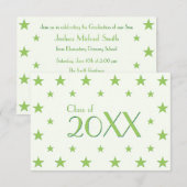 De Kaart van de Uitnodiging van de Partij van de D (Voorkant / Achterkant)