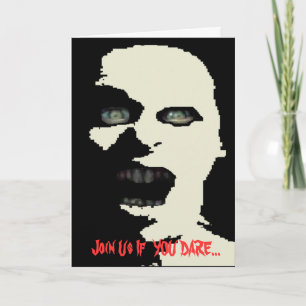 De Kaart van de Uitnodiging van Halloween