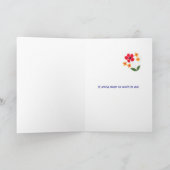 De Kaart van de Uitnodiging van het bruidsmeisje - (Binnen)