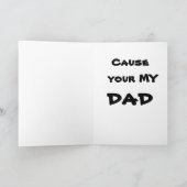 de kaart van de vadersdag (Binnen)