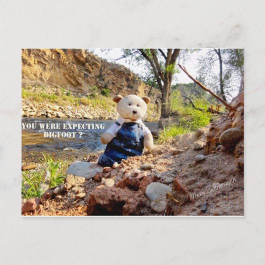 De Kaart van de Vakantie "Bigfoot" (Voorkant)