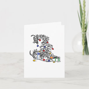 De Kaart van de vakantie - Katjes versus Kerstboom