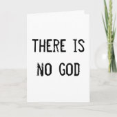 De Kaart van de Vakantie van Athiest (Voorkant)