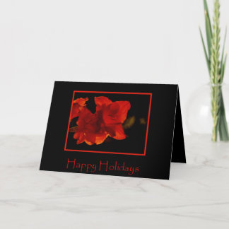 De Kaart van de Vakantie van de amaryllis