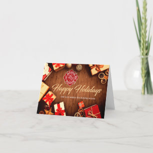 De Kaart van de Vakantie van de brandbestrijder