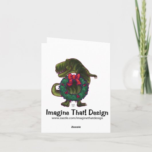 De Kaart van de Vakantie van de Dinosaurus van (Achterkant)