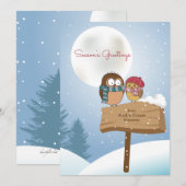 De Kaart van de Vakantie van de Dwergpapegaaien (Voorkant / Achterkant)