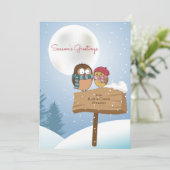 De Kaart van de Vakantie van de Dwergpapegaaien (Staand voorkant)