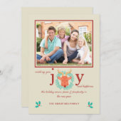 De Kaart van de Vakantie van de Foto van de (Voorkant / Achterkant)