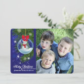 De Kaart van de Vakantie van de Foto van de (Staand voorkant)