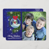 De Kaart van de Vakantie van de Foto van de (Voorkant / Achterkant)