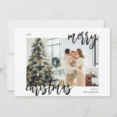 De Kaart van de Vakantie van de Foto van het Manus (Voorkant)