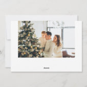 De Kaart van de Vakantie van de Foto van het Manus (Achterkant)