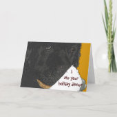 De Kaart van de Vakantie van de hond van (Voorkant)