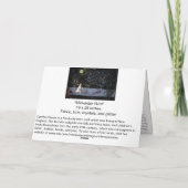 De Kaart van de Vakantie van de Jacht van de (Achterkant)