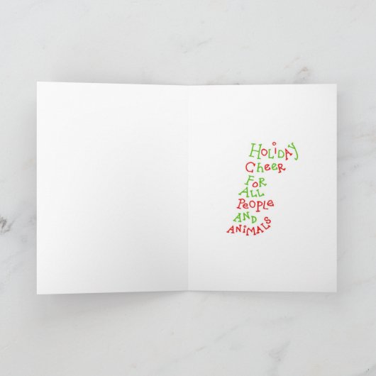 De Kaart van de Vakantie van de kat (Binnen)