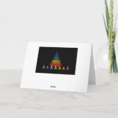 De Kaart van de Vakantie van de Kerstboom LGBT van (Achterkant)