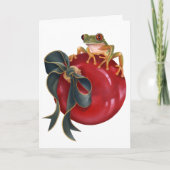 De Kaart van de Vakantie van de Kikker van de boom (Voorkant)