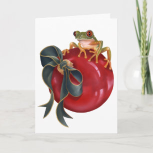 De Kaart van de Vakantie van de Kikker van de boom