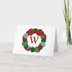 De Kaart van de Vakantie van de Kroon van Kerstmis