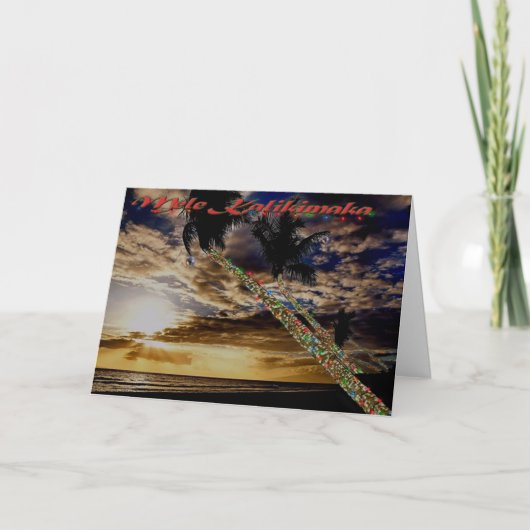 De Kaart van de Vakantie van de Palmen van (Voorkant)