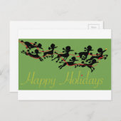 De kaart van de Vakantie van de poedel (Voorkant / Achterkant)