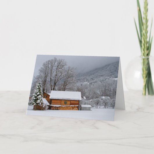 De Kaart van de Vakantie van de Schuur van de (Voorkant)