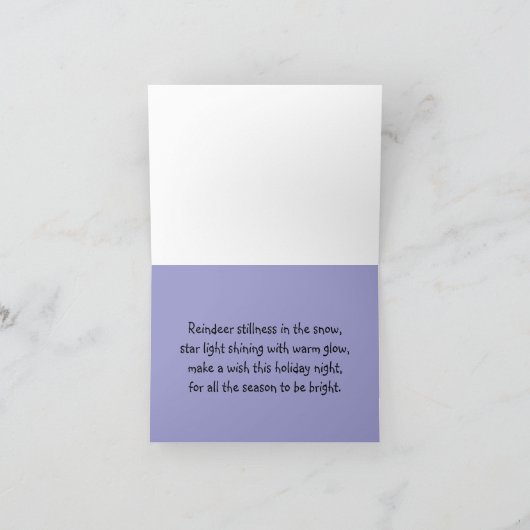 De Kaart van de Vakantie van de Sneeuwval van het (Binnen)