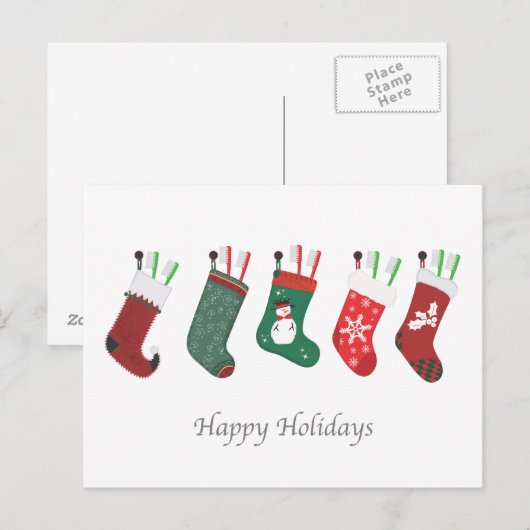 De Kaart van de Vakantie van de tandarts (Voorkant / Achterkant)