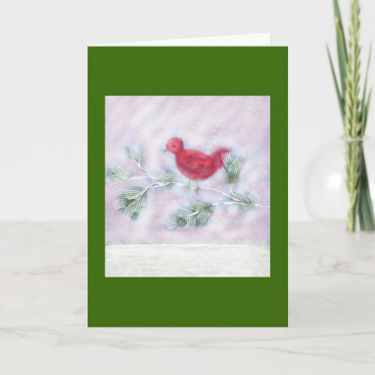 De Kaart van de Vakantie van de Vogel van de (Voorkant)